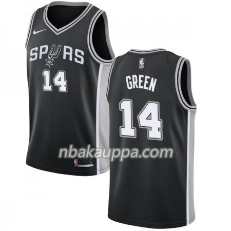 San Antonio Spurs Danny Green 14 Nike 2017-18 Musta Pelipaidat Swingman - Miesten